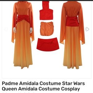 Padme Amidala Costume Star Wars Size XL